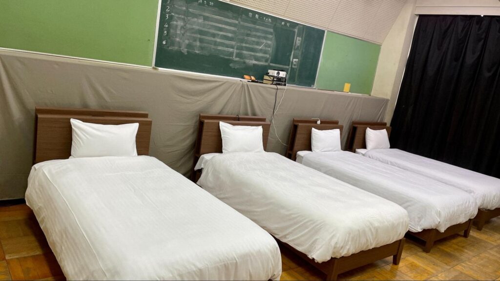 OKUTAMA+の宿泊ベッド